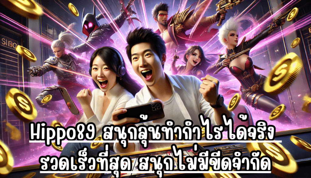 Hippo89 สนุกลุ้นทำกำไรได้จริง รวดเร็วที่สุด สนุกไม่มีขีดจำกัด