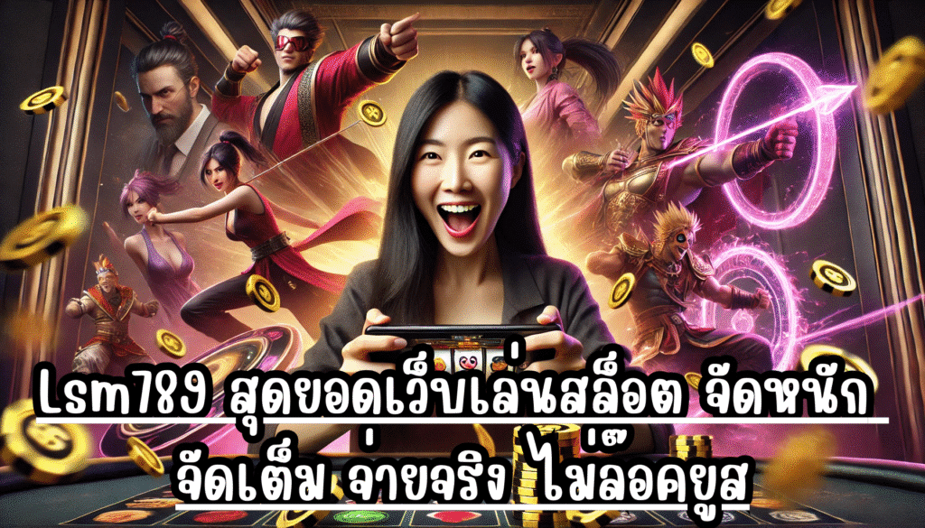 Lsm789 สุดยอดเว็บเล่นสล็อต จัดหนัก จัดเต็ม จ่ายจริง ไม่ล๊อคยูส