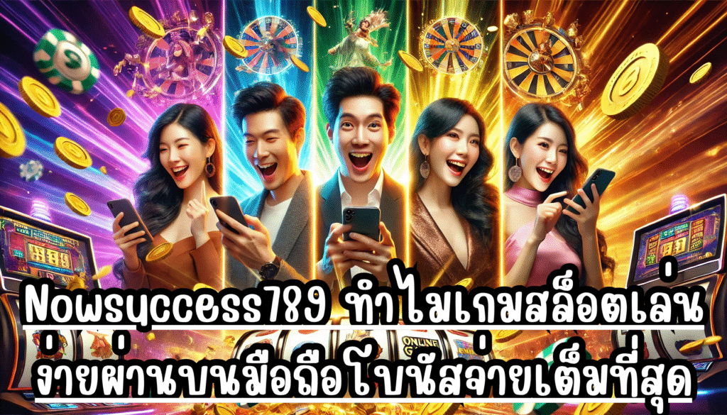 Nowsuccess789 ทำไม เกมสล็อต ยอดฮิต เล่นง่ายผ่านบนมือถือ โบนัสจ่ายเต็มที่สุด