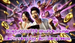 Nowsuccess789 สุดแสนจะทันสมัย อัตราการจ่ายได้สูง เลือกได้ตามใจชอ4
